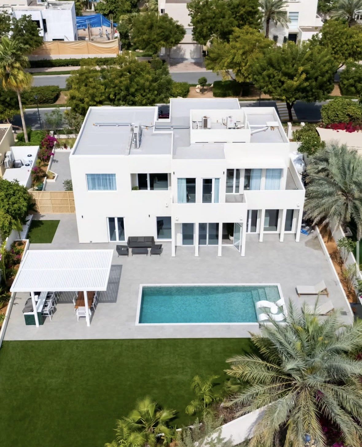 Aerial, Villa, Dubai, by Dempsey Visuals