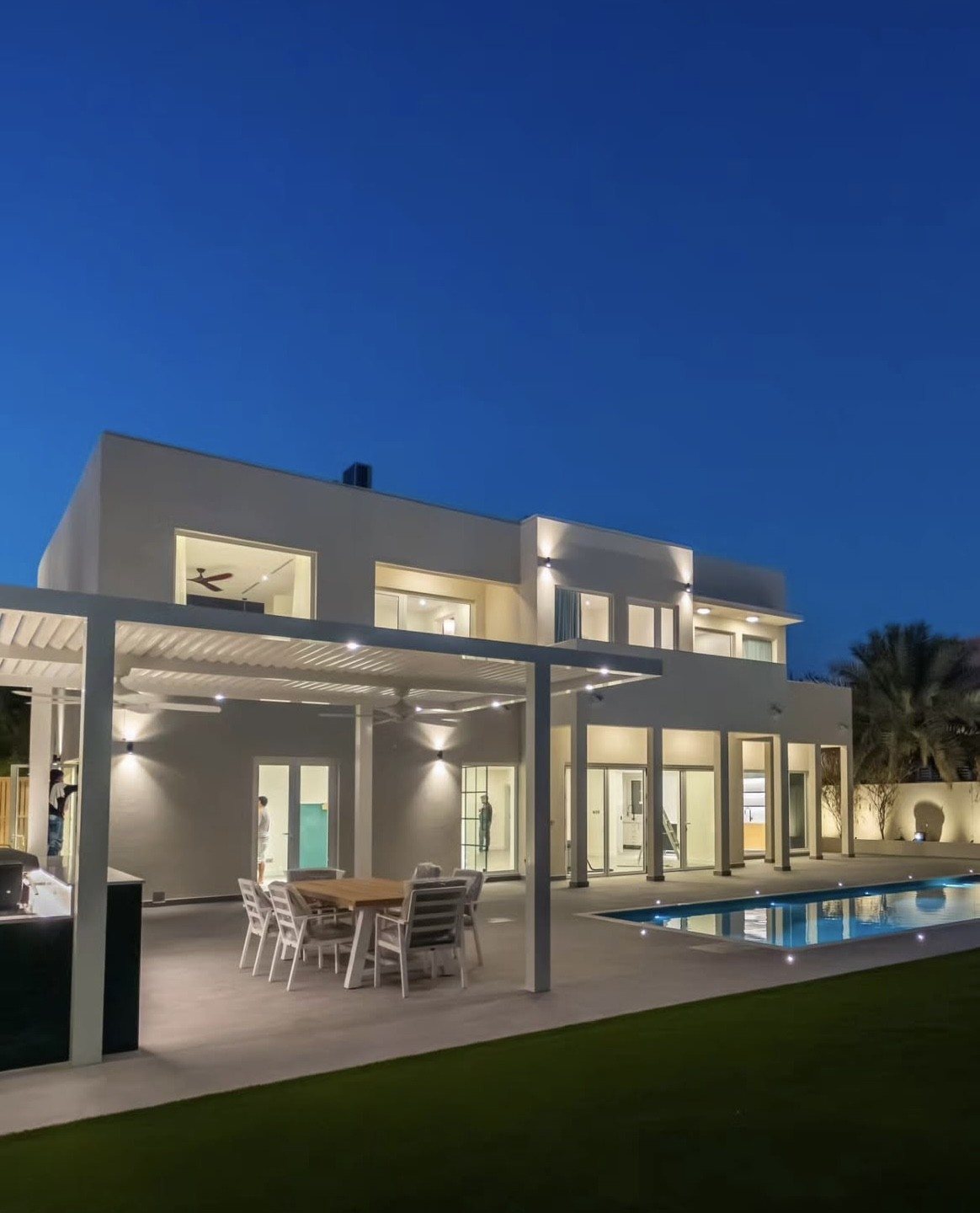 Villa at Dusk, Private residence, Dubai, by Dempsey Visuals